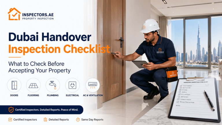 Dubai Handover Inspection Checklist: What to Check Before Accepting Your Property