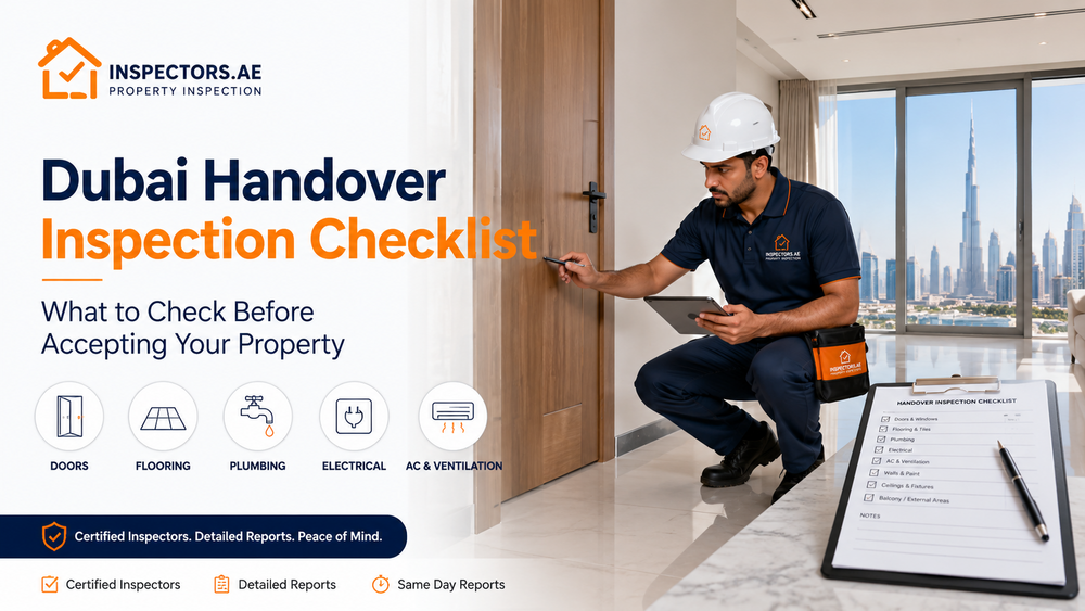 Dubai Handover Inspection Checklist: What to Check Before Accepting Your Property